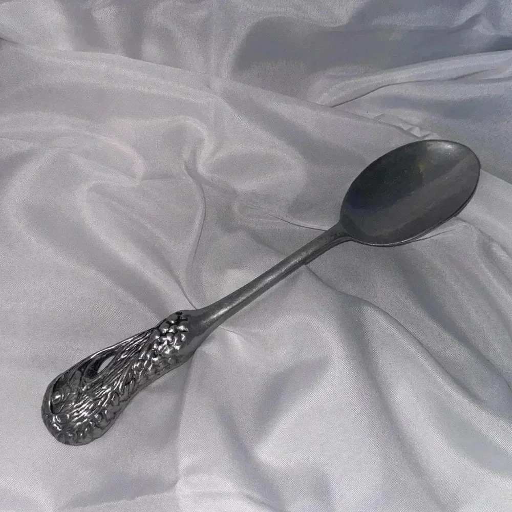 The Wilton Company Vintage Turkey Silver Serving Spoon